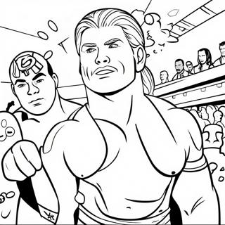 Pagina Para Colorir De Lutador Da Wwe Com Objetos Ocultos Coloridos 7525-6119