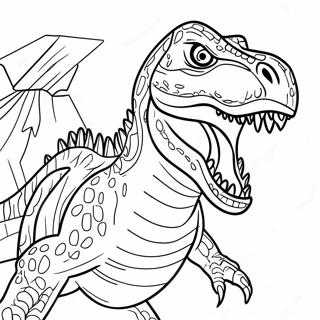 Pagina Para Colorir Do Indominus Rex Rugindo 7565-6149