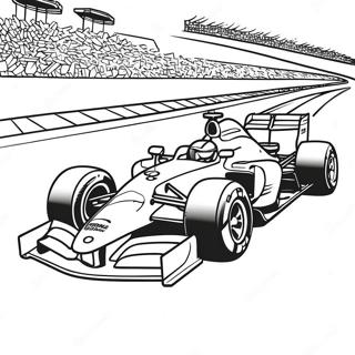 Diversão De Corrida F1 Páginas Para Colorir