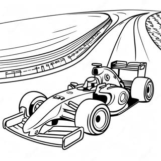 Pagina Para Colorir Da Pista De Corrida F1 Rapida 7585-6165