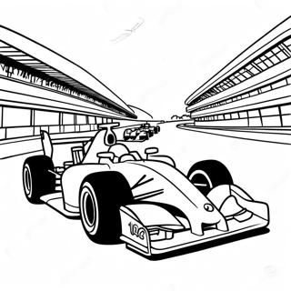 Pagina Para Colorir Da Pista De Corrida F1 Rapida 7585-6167