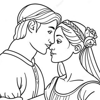 Pagina Para Colorir Romantica De Romeu E Julieta 7605-6181