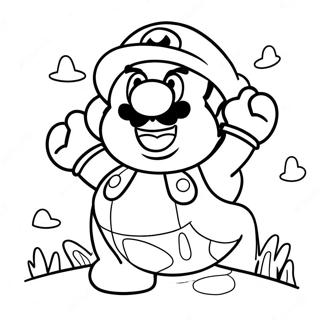 Pagina Para Colorir Do Super Mario 3d World 7614-6187