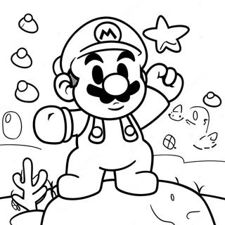 Pagina Para Colorir Do Super Mario 3d World 7614-6188