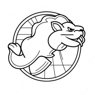 Pagina Para Colorir Do Logo Dos Detroit Lions 7644-6211