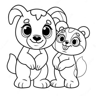 Pagina Para Colorir Da Gabby E Pandy Paws 7725-6278