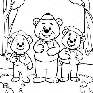 Pagina Para Colorir Da Aventura Familiar Dos Ursos Berenstain 7735-6285