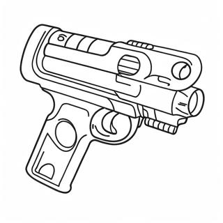 Pagina Para Colorir Do Blaster Nerf Em Acao 7775-6320