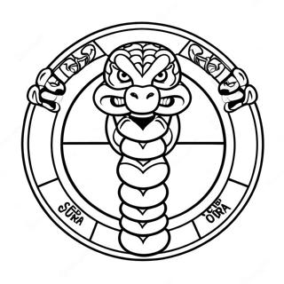 Pagina Para Colorir Logo Cobra Kai 7964-6466