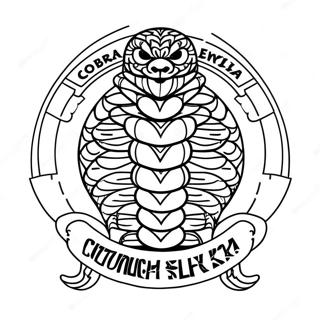 Pagina Para Colorir Logo Cobra Kai 7964-6467