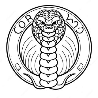 Pagina Para Colorir Logo Cobra Kai 7964-6468