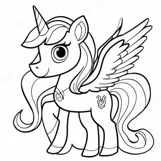 Princesa Celestia Páginas Para Colorir