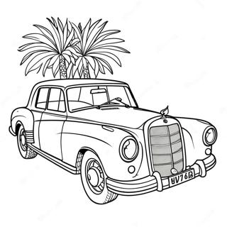 Pagina Para Colorir Do Carro Classico Da Mercedes 8095-6573