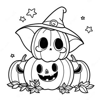 Pagina Para Colorir Grande De Halloween Da Disney 8134-6603