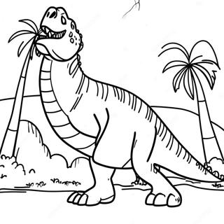 Pagina Para Colorir Do Parque Dos Dinossauros 8175-6627