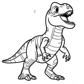 Pagina Para Colorir Do T Rex Rugindo 8176-6630