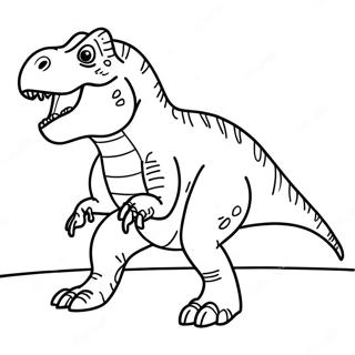 Pagina Para Colorir Do T Rex Rugindo 8176-6631