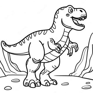 Pagina Para Colorir Do T Rex Rugindo 8176-6632