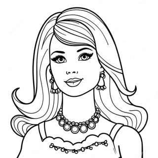 Pagina Para Colorir Da Barbie Vintage 8265-6698