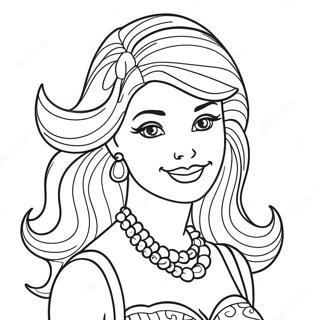 Pagina Para Colorir Da Barbie Vintage 8265-6699