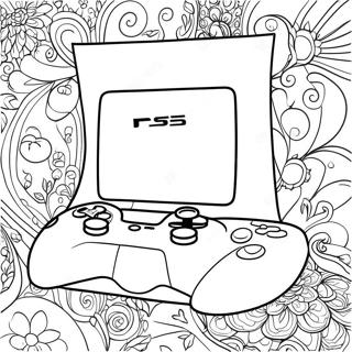 Pagina Para Colorir Do Console Ps5 8285-6714