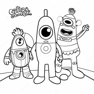 Pagina Para Colorir Yo Gabba Gabba 8355-6776