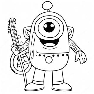 Pagina Para Colorir Yo Gabba Gabba 8355-6853