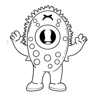 Pagina Para Colorir Yo Gabba Gabba 8355-6855