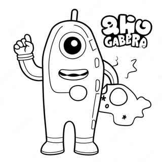 Pagina Para Colorir Yo Gabba Gabba 8355-6856