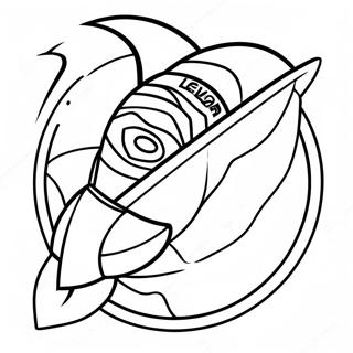 Pagina Para Colorir Do Logo Do Rocket League 8395-6799