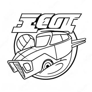 Pagina Para Colorir Do Logo Do Rocket League 8395-6880