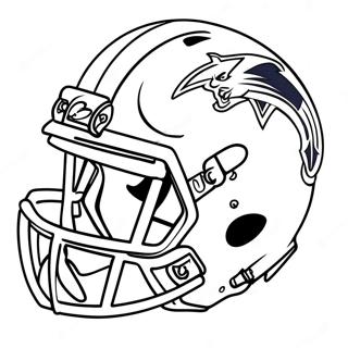 Pagina Para Colorir Do Capacete Colorido Da Equipe Da Nfl 8416-6898