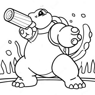 Pagina Para Colorir Do Blastoise Disparando Canhoes De Agua 8426-6905