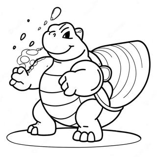 Pagina Para Colorir Do Blastoise Disparando Canhoes De Agua 8426-6906