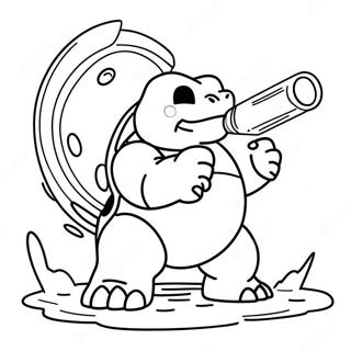 Pagina Para Colorir Do Blastoise Disparando Canhoes De Agua 8426-6908