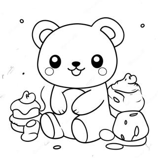 Pagina Para Colorir Rilakkuma Cinnamoroll 8545-6998