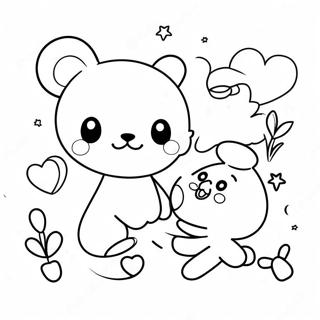 Pagina Para Colorir Rilakkuma Cinnamoroll 8545-7000