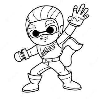 Pagina Para Colorir Kid Danger Em Acao 8576-7026