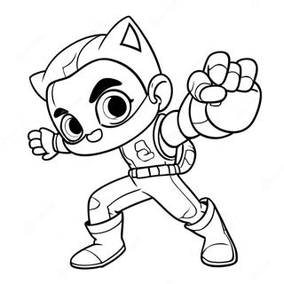 Pagina Para Colorir Kid Danger Em Acao 8576-7028