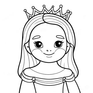 Pagina Para Colorir Princesa Adoravel 8596-7041