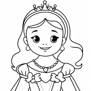 Pagina Para Colorir Princesa Adoravel 8596-7044