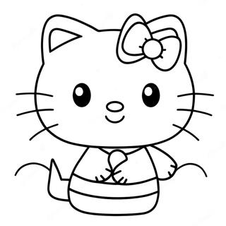 Pagina Para Colorir Da Hello Kitty 861-686