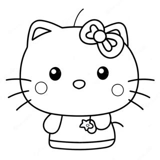 Pagina Para Colorir Da Hello Kitty 861-687