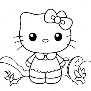 Pagina Para Colorir Da Hello Kitty 861-688