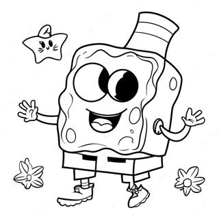 Pagina Para Colorir Do Spongebob De Halloween 8625-7063