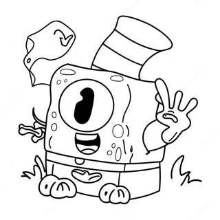 Pagina Para Colorir Do Spongebob De Halloween 8625-7064