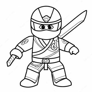 Pagina Para Colorir Do Kai Ninjago 8685-7111