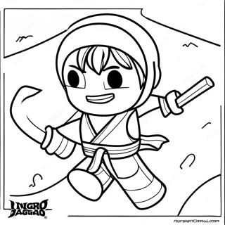 Pagina Para Colorir Do Kai Ninjago Em Acao 8686-7113