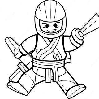 Pagina Para Colorir Do Kai Ninjago Em Acao 8686-7116