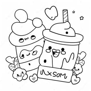 Pagina Para Colorir De Num Noms Fofos Com Sorvete 8757-7163